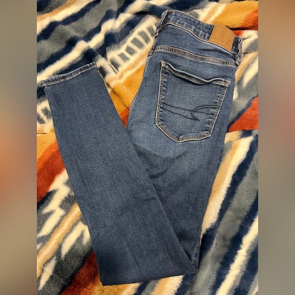 American Eagle Outfitters Denim - American Eagle Outfitters Dark Blue High Rise Jegging